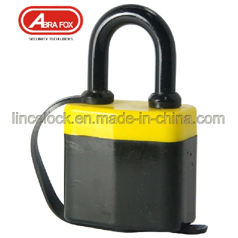 Black Hardened Weather-Resistant Steel Padlock (608)